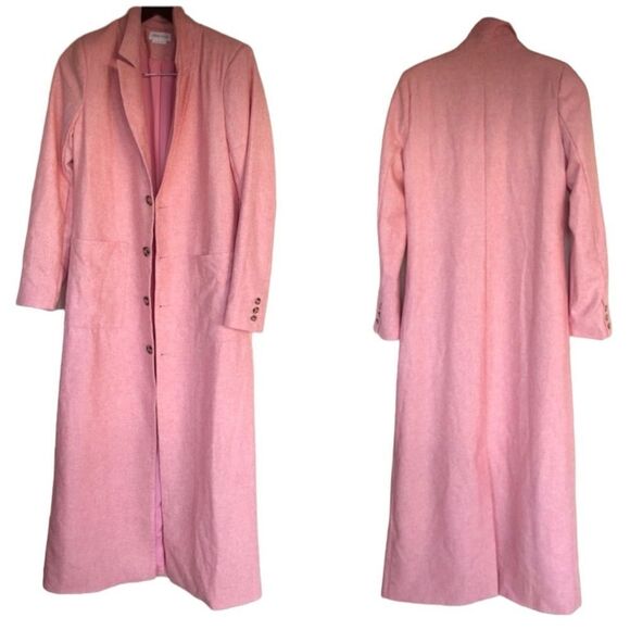 REVOLVE Coat Lovers + Friends Samantha Wool Fully Lined Coat Pink Size XS - Picture 5 of 10